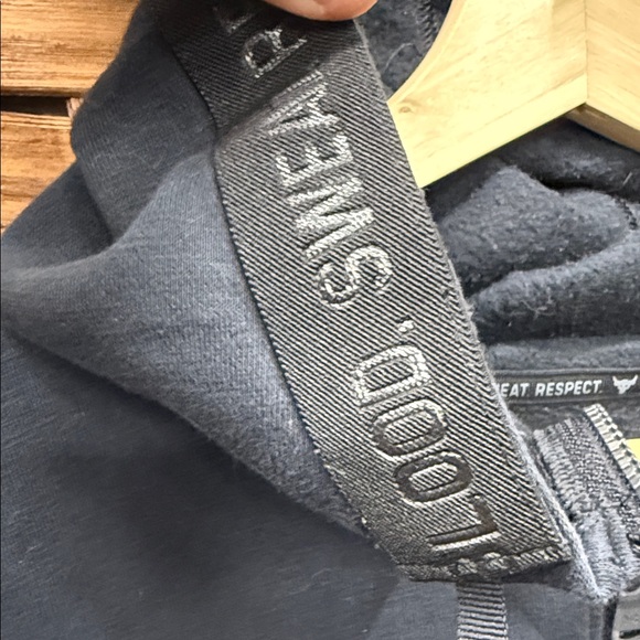 Under Armour The Rock Black Hoodie with Red Graphic - Picture 4 of 8